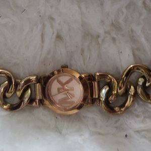 MK rose gold watch